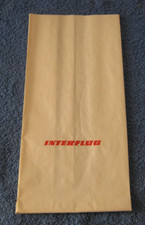 alter Spuckbeutel Kotzt&uuml;te unbenutzt  INTERFLUG  ca 14,5 cm x 30 cm