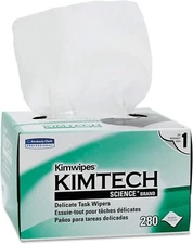 Kimtech Science 34120 Delicate Task Wipes 4.4 in. x 4.8 in. (2 Boxes of 280)