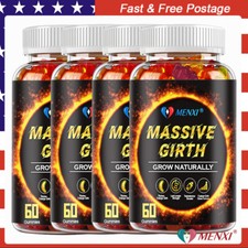 Massive Girth Gummies Grow Thicker Bigger Male Enhancing Supplement MUSCLE MASS