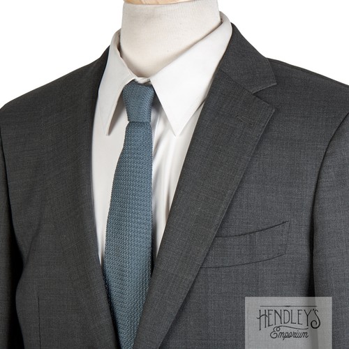 SUITSUPPLY Sport Coat 42 L in Smoke Gray VBC Wool Modern Sienna 2