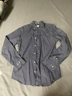 Gant Shirt Slim Blue Light Twill Oxford Fitted Button Up Long Sleeve