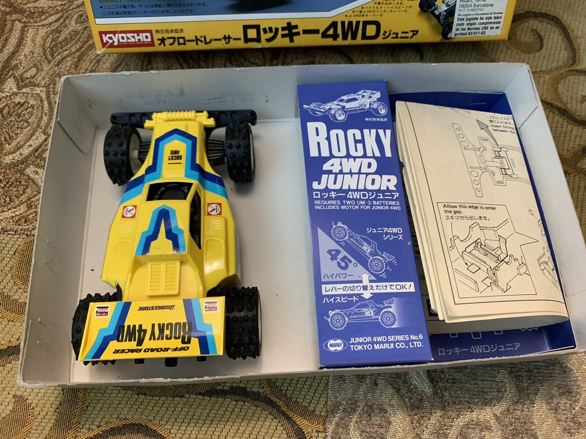 VINTAGE MARUI Kyosho Off-Road ROCKY 4x4 Junior 1/32 Mini 4wd No