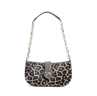 MICHAEL KORS Crossbody Tasche CARMEN SM Pouchette Farbe: hthr grey multi