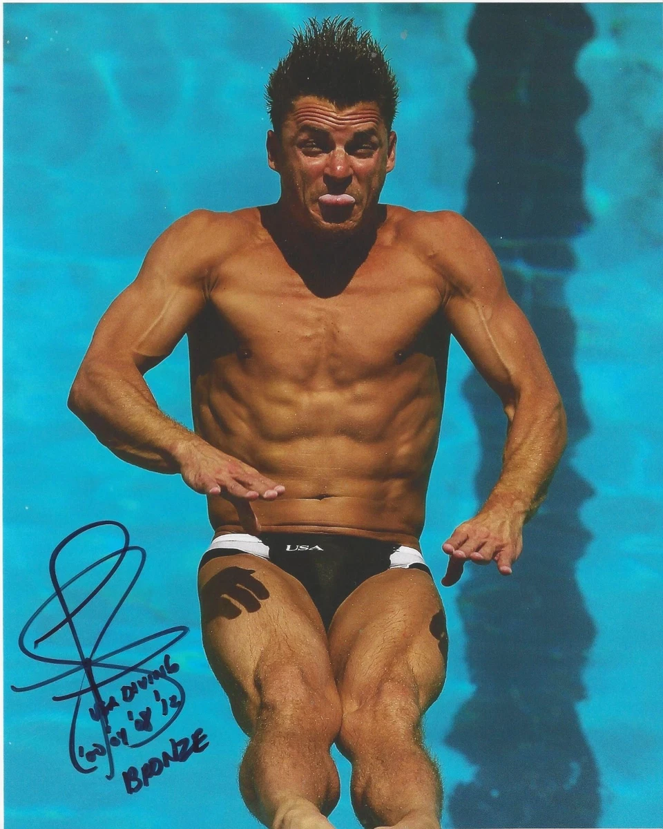 TROY DUMAIS signed 8 x 10 Photo TEAM USA Diving London Olympics FREE  SHIPPING | eBay