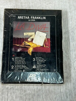 Sealed Aretha Franklin La Diva 8-Track Tape Vintage NEW TP-19248 NOS