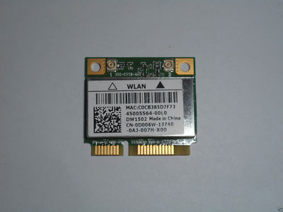 OEM Dell Vostro 1540 1550 Wireless 1502 WiFi WLAN Half-Height Mini Card D006W 