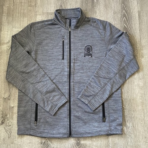 digi stripe fleece jacket