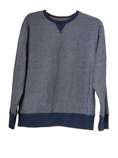 Athletic Works Boy's Crew Neck Sweatshirt XL Husky XL 14-16 Blue RINGER