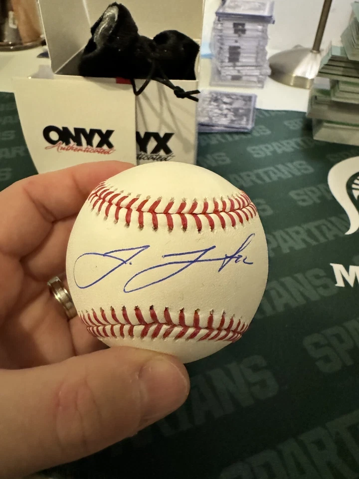 Jake Lamb 2023 Onyx Authenticated Preferred Players autographed baseball - Image 2 of 4