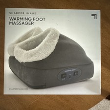 Sharper Image Heated Foot Massager Gray Foot Massage Machine