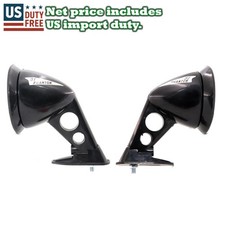 Fit 19771981 Datsun Skyline C210 160k 180k 240k R30 Black Fender Mirror Set New