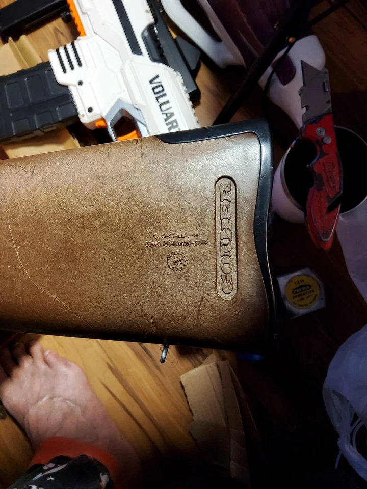 De colección GONHER Palanca Occidental Tapa de Acción Pistola Rifle Juguete España - Solo Piezas Foto 3 de 4