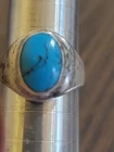 Sterling Silver Taxco Mexico TC-31 Ring Turquoise Size 9.25