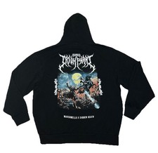 Sudadera con Capucha Marshmello MELLODEATH Para Hombre L Negra Edm DJ Pullover Sudadera con Capucha Triumpante