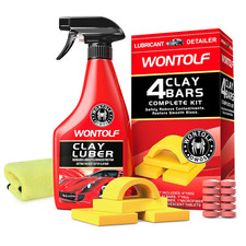 Kit Lubrifiant Synthétique Luber Argile Auto Détaillant Barres d'Argile Voiture Résistant, 4 Cl