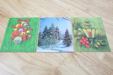 Vintage Christmas Impressions Cards - 3 Designs - USA Made โ Set of 6 Unused