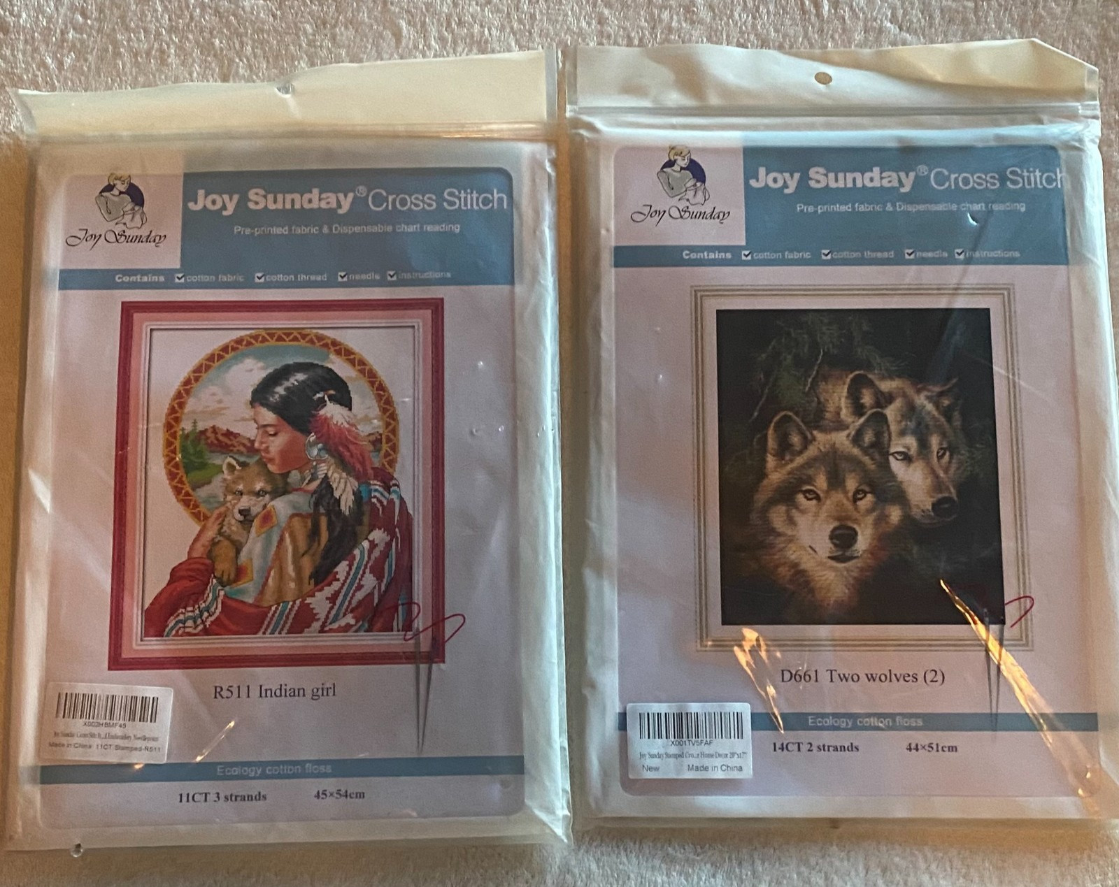 Kits- D661 Two Wolves & R511 Indian Girl