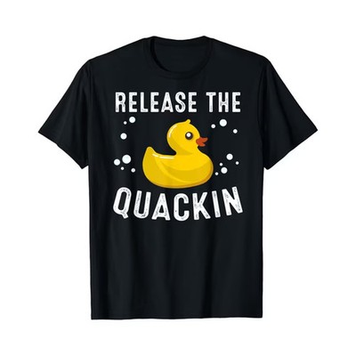 Ducks Rubber Duck Lovers Black T-Shirt