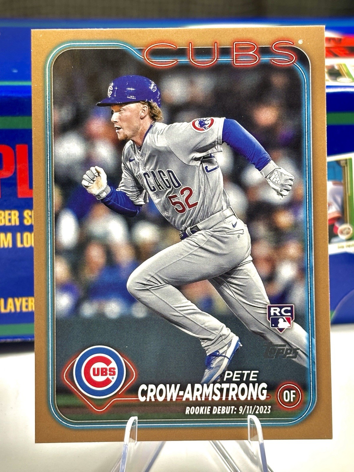 2024 Topps Update Series Rookie Debut Pete Crow-Armstrong Gold /2024 (RC)