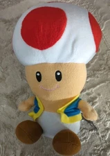 Super Mario Party 5 Sanei Hudson TOAD Plush 2003 (Used)