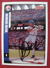 WILTON GUERRERO SIGNED 2001 VICTORY BASEBALL CARD MONTREAL EXPOS AUTOGRAPH Vlad