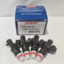 4pcs Denso 16450-rna-a01 Fuel Injectors For Cr-z Fit City 1.5l Civic 1.8l New 4pcs Denso 16450-rna-a01 Fuel Injectors For Cr-z Fit City 1.5l Civic 1.8l New