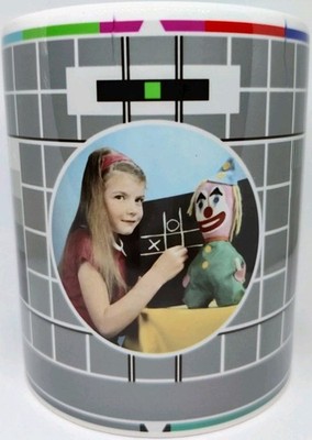 Test Card F MUG British Television Icon Colour Broadcast Carole Hersee 1960s BBC