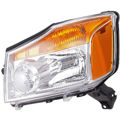 Headlight For 2008-2015 Nissan Titan PRO-4X 2011-15 Titan S SL SV Left With Bulb