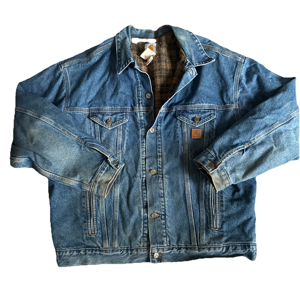 Carhartt Denim Big & Tall Coats, Jackets & Vests for Men for Sale