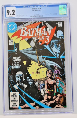 BATMAN #436 YEAR 3 PART 1 CGC 9.2 1ST APPEARANCE OF TIM DRAKE DICK GRAYSON