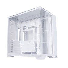 Lian-Li O11 Vision Compact Tempered Glass ATX Mid Tower Computer Case, White