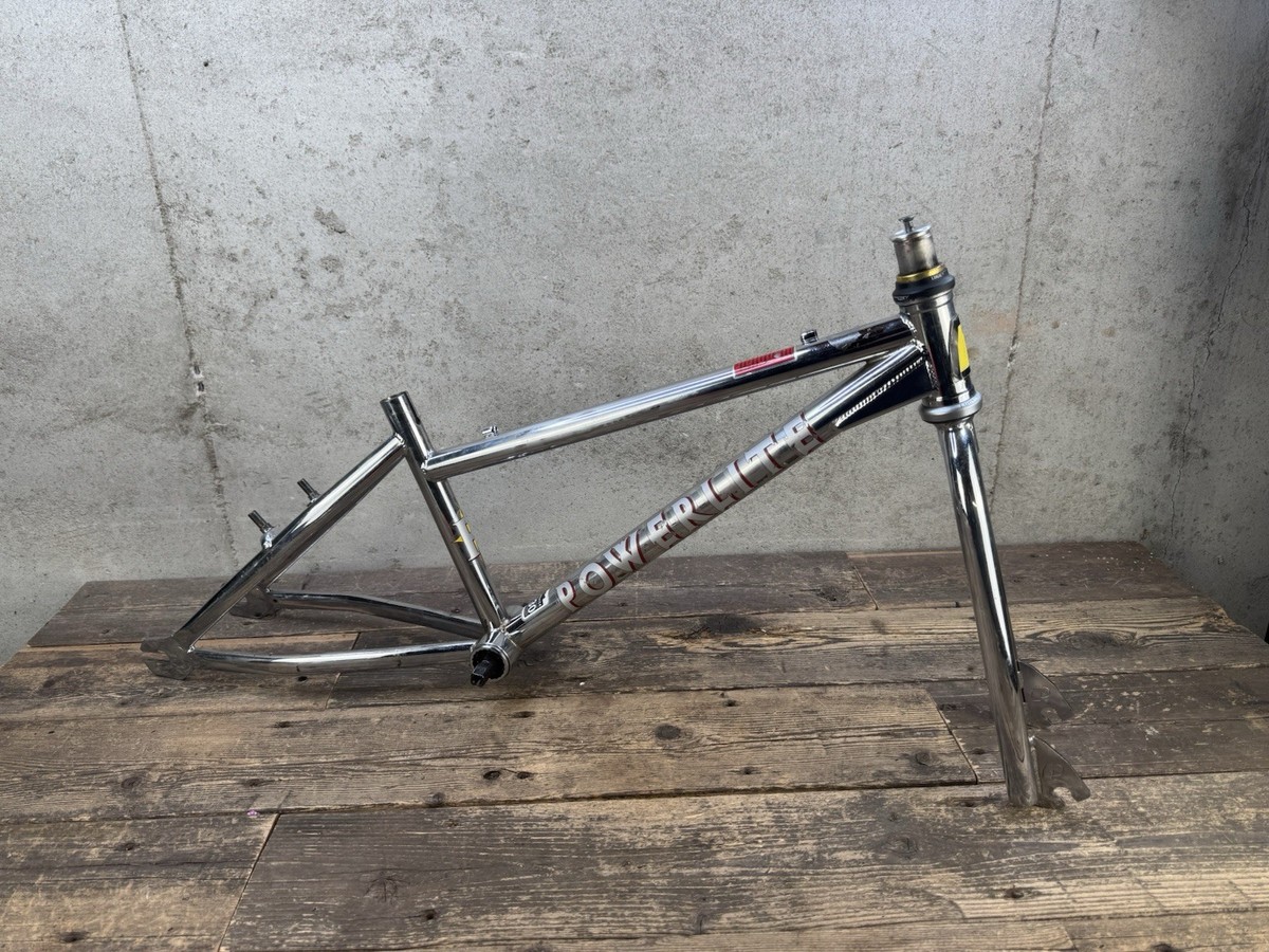 Powerlite Mini 20” Bmx Frame And Fork Vintage Old Mid School Bmx