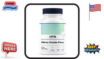 #ad Nitric Oxide Flow Blood Pressure Support Improve Circulation Natures Pure Blend $16.48