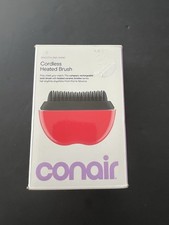 Conair Cordless Heated Brush, Ceramic Ionic - Hot Pink/Black
