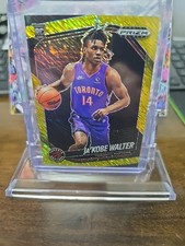 JA'KOBE WALTER 2024-25 PANINI PRIZM BLACK ROOKIE GOLD SHIMMER 7/10