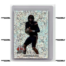 2025 Leaf NSCC The National Proof - Cameron Cam Ward Rookie 1/1 Silver Dots