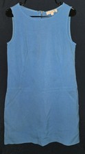 Loft Women's Blue Sleeveless Knee Length Dress Vintage Style Size 8