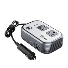 200W Car Power Inverter, DC 12V to 110V, 27W USB-C, PD USB-C