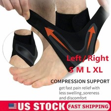 Ankle Support Brace Compression Tendon Strap Elastic Bandage Sport Foot Wrap US