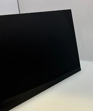 Black Plexiglass Acrylic Sheet 3/16" x  23.875" x 23.875"