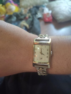 1940's Vintage Working Wind-up Lord Elgin 14k Gold Filled Mens Watch Flex Band!