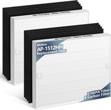 Coway Air Purifier AP-1512HH Airmega 200M HEPA Carbon Filter Replaces 3304899