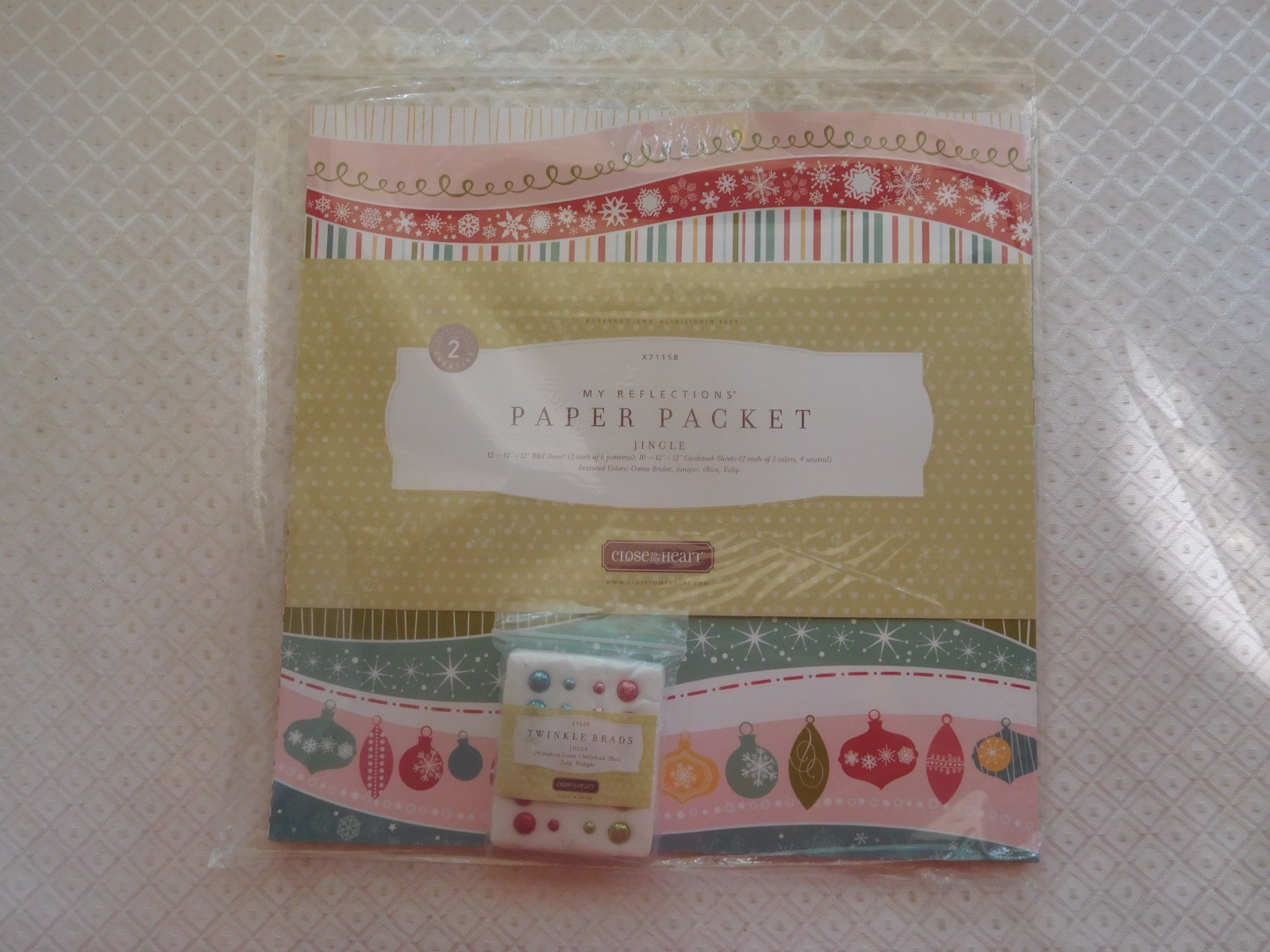 Lot of 7 PARTIAL USED Close to My Heart Scrapbooking Kits Workshop Paper  Stamps