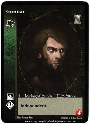 Gunnar Gangrel Keepers of Tradition V:TES VTES Vampire CCG