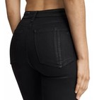 Nina High Rise Skinny Jeans in Coated Black size 27 — photo 2