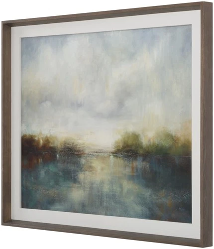 Uttermost 32352 Blue Reverie 36" x 42" Framed Landscapes Graphic - MultiColor - Picture 1 of 5