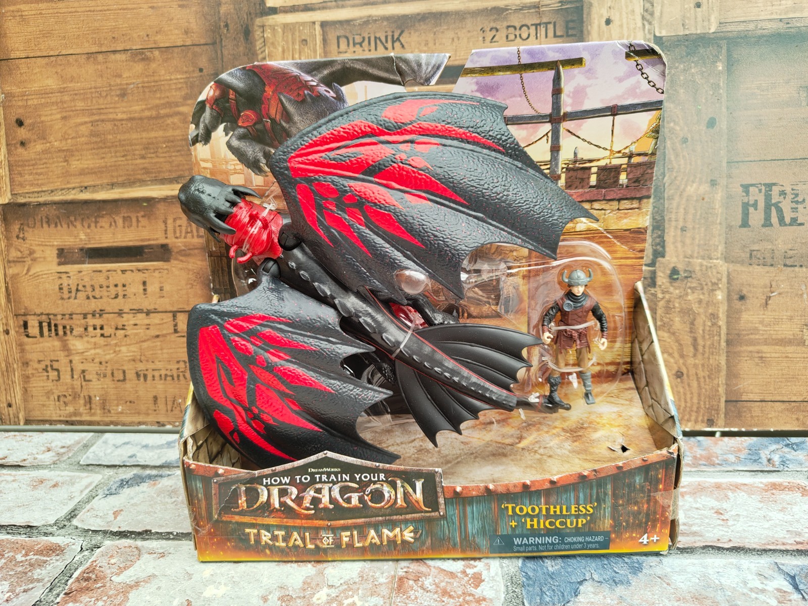 How To Train Your Dragon Trial of Flame Toothless and Hiccup Action Figure