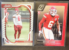 Bryan Cook Kansas City Chiefs lot of 2 2022 Panini Rookie RC Cards