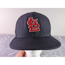 New Era 59FIFTY St. Louis Cardinals Navy Blue Fitted Hat Size 7 1/4 MLB Baseball
