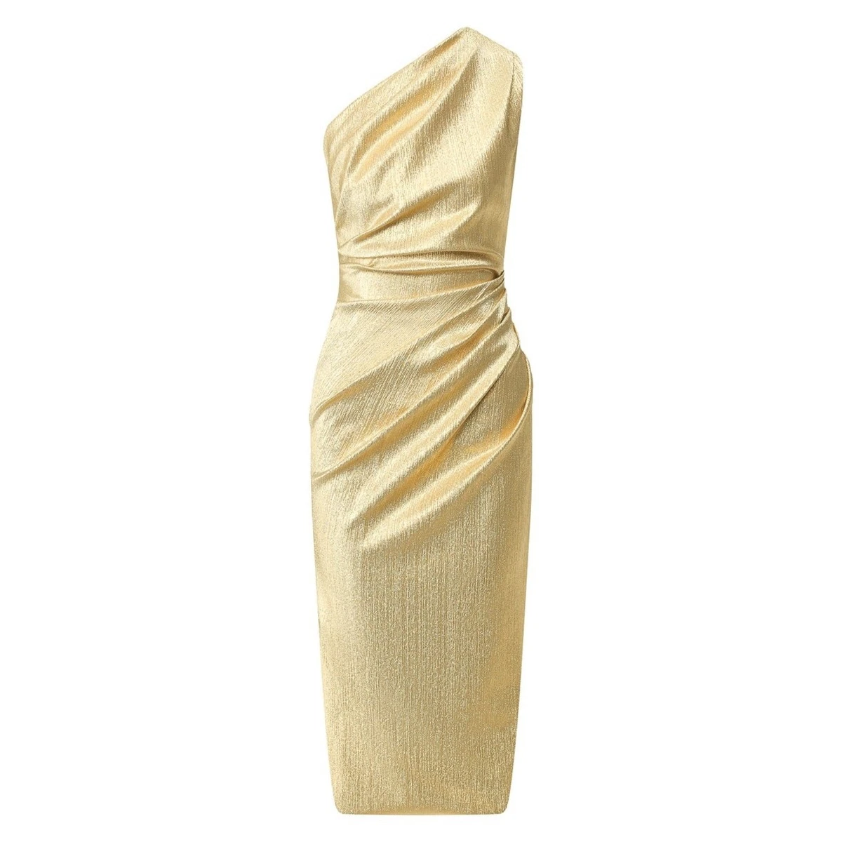 Gold One Shoulder Dresses for Women for sale | eBay
